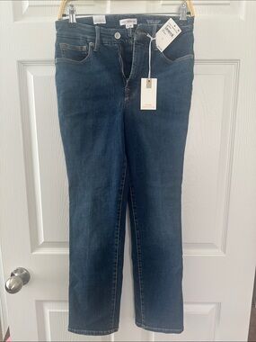 NWT Good American Women’s Dark Blue Straight Jeans